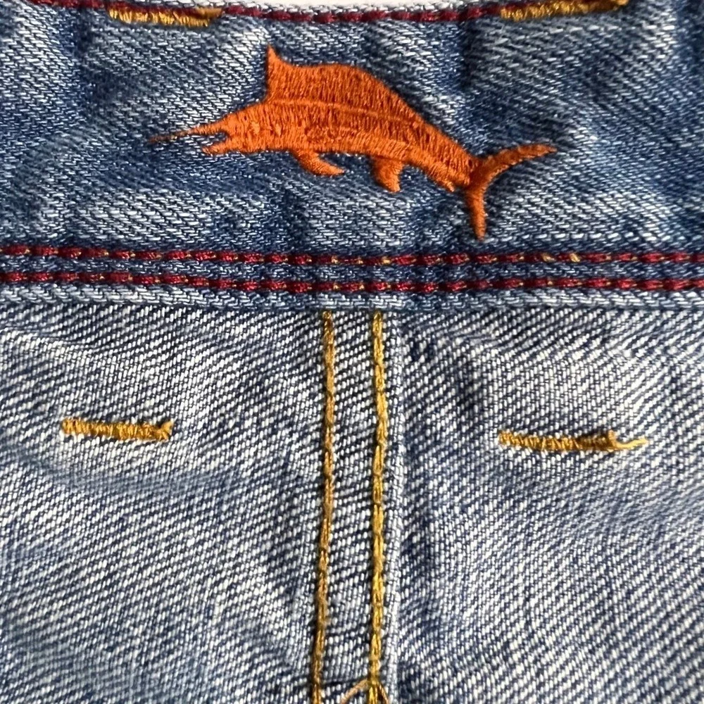Tommy Bahama Santorini Island Authentic Mens Jeans‎ 40/30 Medium Wash Blue Denim